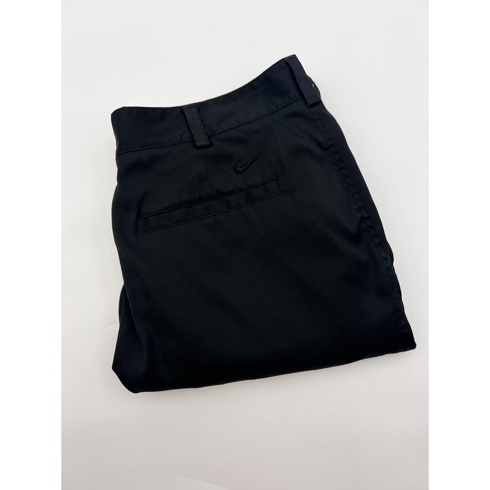 Nike Golf Pants Mens 34x29 Black Training Dri-Fit Flat Front Stretch 598445-010‎